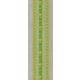 Bändchen apfelgrün/gelb10mm, 20m Spule