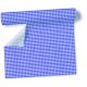 Airlaid - Tischtuch Rolle Karo-blau, 0,8 x 10m