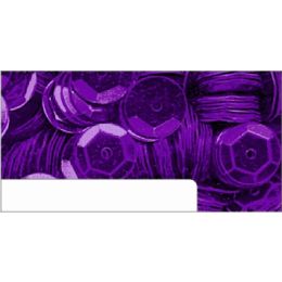 Pailletten im Blister violett, 6mm, ca.1400 Stück
