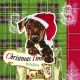 P+ D Serviette, Doggy Christmas, 3 lagig, 33x33cm, 1/4 Falz