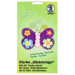 Ursus Filz Set Glücksbringer Schmetterling, 1 Stück