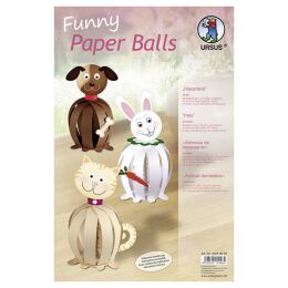 Ursus Funny Paper Balls Set Haustiere, 1 Pack