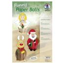 Funny Paper Balls Set Christmas Buddies, 1 Pack