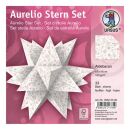 Aurelio Stern Set ALDEBARAN weiß / rose-gold 15 x...