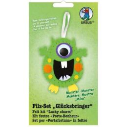 Ursus Filz Set Glücksbringer Monster Mike, 1 Stück