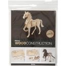3D Holzpuzzle Pferd, 1 Stück