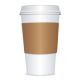 Java Jackets Hartpapier braun Coffee Cup 8-10oz, 100 Stück 