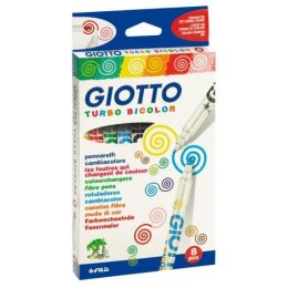 Lyra Fasermaler GIOTTO Turbo Bicolor, 8 Stück