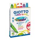 Lyra Fasermaler GIOTTO Turbo Gigant FLUO, 6 Stück