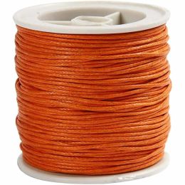 Baumwollband orange 1mm x 40m,1 Rolle