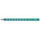 Lyra Bleistift GROOVE Jumbo Graphit B tuerkis, 1 Stück