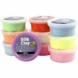 Silk Clay Basic Set 2 - 10 x 40g Dosen, 1 Set