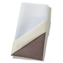 Origami Serviette Cutlery bag, 40x40cm, 1/4 gefalzt, 1 lagig, 12 Stück, Farbe cream/blau