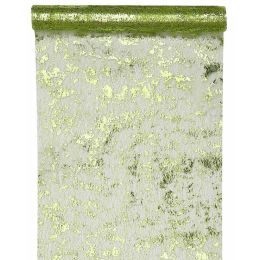 Tischläufer Fantasie brillant grün 28cm x 5m, 1 Rolle