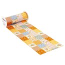 CREApop®  Tischband Patchwork 20cm x 10m orange, 1 Rolle