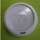 Coffee Cup Deckel 200ml / 8-10 oz wei&szlig;, 100 St&uuml;ck