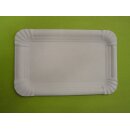 Pappteller Frischfaser rechteckig 17x25cm weiß, 250...