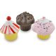 Styropor Muffin / Cupcakes sortiert, 3 Stück