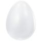 Kunststoff Eier weis 140mm, 4 Stück
