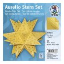 Aurelio Stern Set BELLATRIX gelbgold / gold 15 x 15cm...