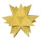 Ursus Aurelio Stern Set BELLATRIX gelbgold / gold 15 x 15cm 110g, 33Blatt