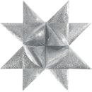 Papierstreifen für Fröbelsterne Silber mit Glitter zur Verwendung im Freien , 1 Pack