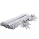 Papierstreifen für Fröbelsterne Silber mit Glitter, 1 Pack