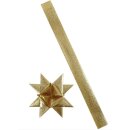 Papierstreifen für Fröbelsterne Gold mit...