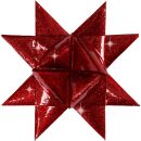 Papierstreifen für Fröbelsterne Rot mit Glitter zur Verwendung im Freien , 1 Pack
