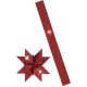 Papierstreifen für Fröbelsterne Rot mit Glitter, 1 Pack