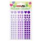 Mosaik Sticker I lavendel pflaume lila, 1 Blatt