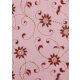 CREApop®  Dekostoff  Blumen bordeaux  29cm x 15m, 1 Rolle