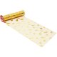 CREApop®  Deko Stoff Blätter gold  29cm x 15m, 1 Rolle