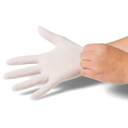 Kolibri Latex Handschuhe M, puderfrei, 100 Stück