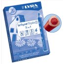Lyra Farbstift GROOVE Triple1 dreiflächig kamin hell, 6 Stück
