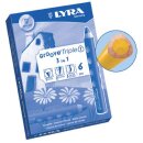 Lyra Farbstift GROOVE Triple1 dreiflächig zitron, 6 Stück