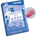 Lyra Farbstift GROOVE Triple1 dreiflächig purpurrosa, 6 Stück