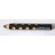 Lyra Farbstift GROOVE Triple1 dreiflächig schwarz, 6 Stück