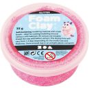 Foam Clay glitter pink 35g Dose