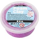 Foam Clay glitter lila 35g Dose