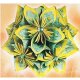 Ursus Faltblätter Florentine PARADISO türkis / gelb 80g 15 x 15cm, 65 Blatt