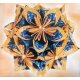 Ursus Faltblätter Florentine VINTAGE blau / orange 80g 15 x 15cm, 65 Blatt