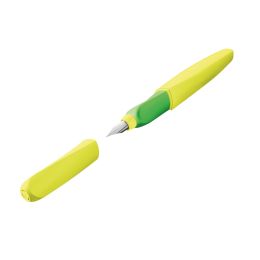 Pelikan Füllhalter Twist neon gelb Rechts/Linkshänder, 1 Stück