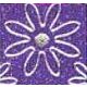 Sticker Aufkleber "Herzlichen Glückwunsch" 10x23cm, 1 Stück violett