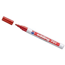 Edding Glanzlackmarker 751 rot 1-2mm,1 Stück