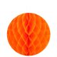 3D Wabenball Papier 10cm orange, 2 Stück