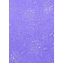 CREApop®  Dekostoff  Rosenzauber lila 29cm x 15m, 1...