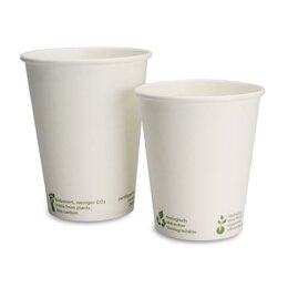 Coffee Cup 200ml / 8oz kompostierbar - Just Leaf Greenline, 50 Stück