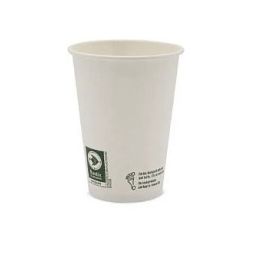 Coffee Cup 300ml / 12oz kompostierbar - Just Leaf Greenline, 50 Stück