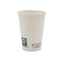 Coffee Cup 300ml / 12oz kompostierbar - green line, 50...
